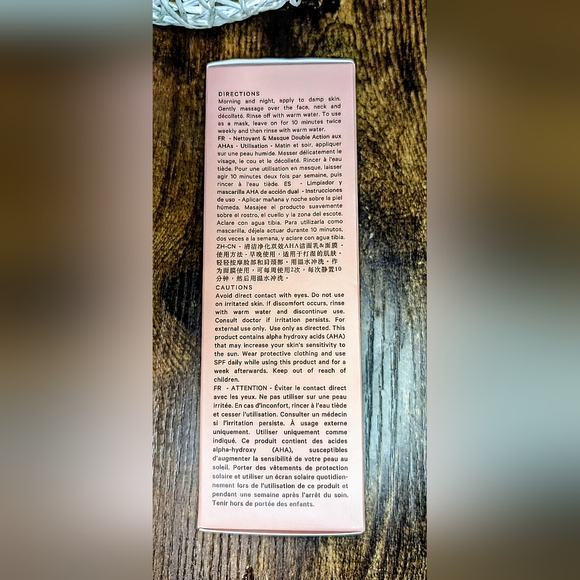 MZ SKIN Cleanse & Clarify Dual Action AHA Cleanser - Picture 7 of 11